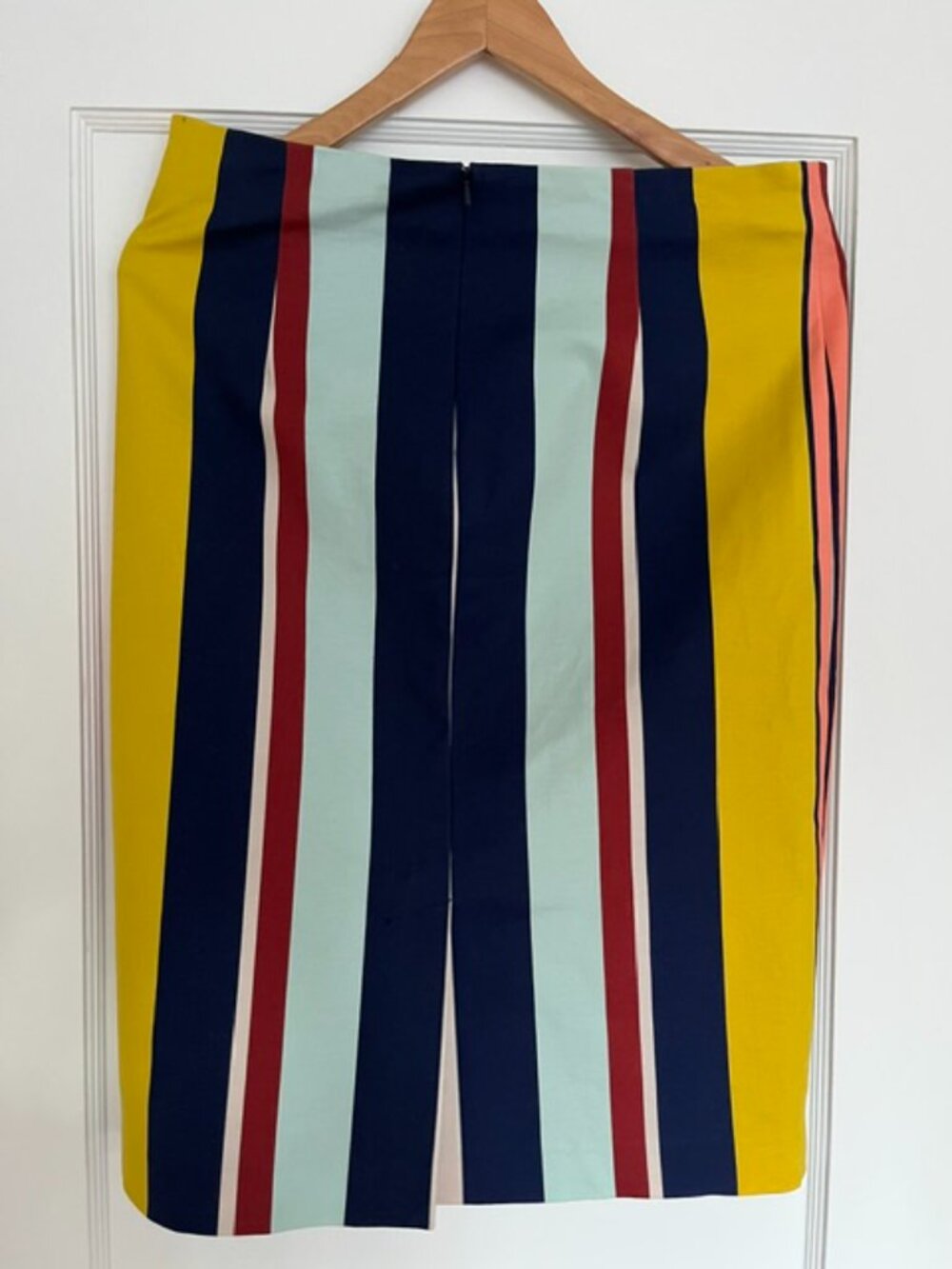 Boden Multicolor Striped Pencil Skirt | Size 10 - Picture 2 of 6